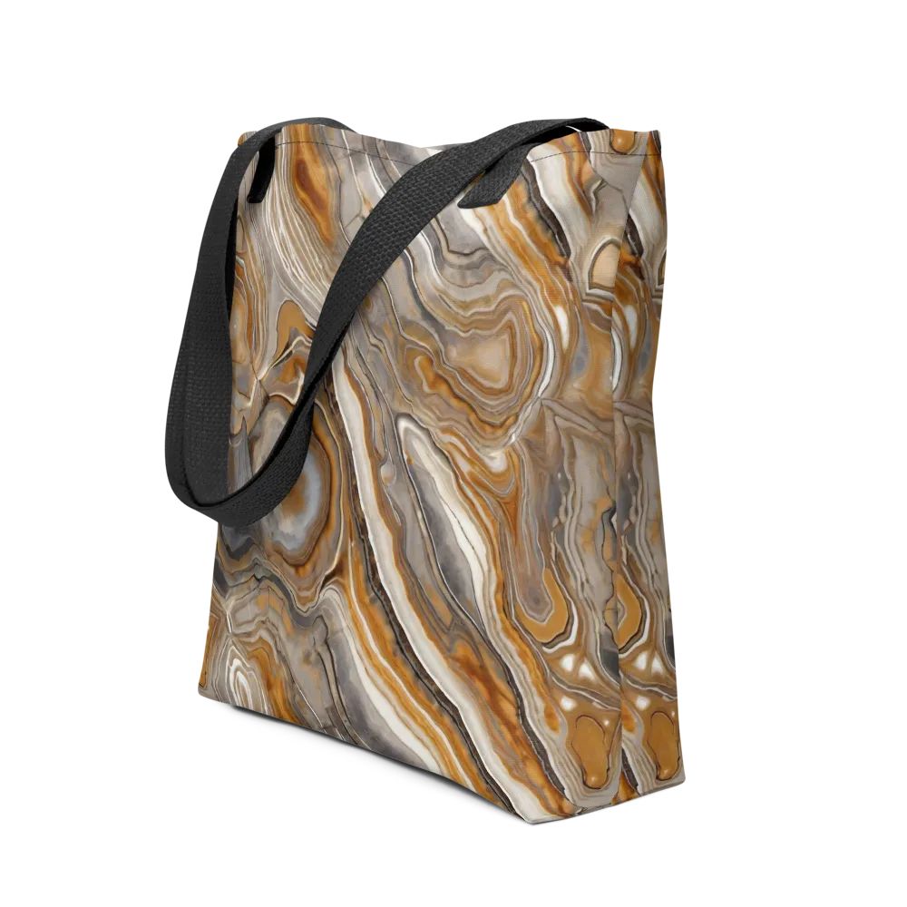 Amber Stratigraphy on Tote Bag — Front