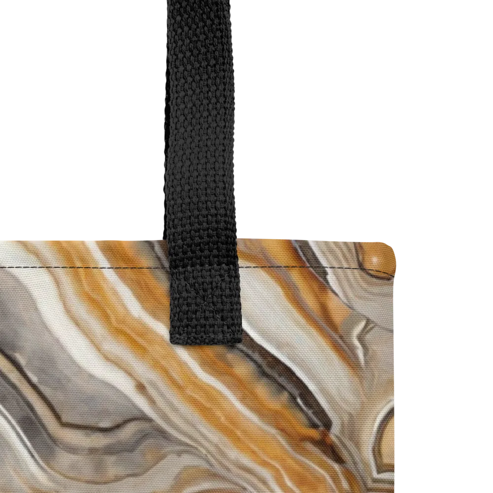 Amber Stratigraphy on Tote Bag — Product details