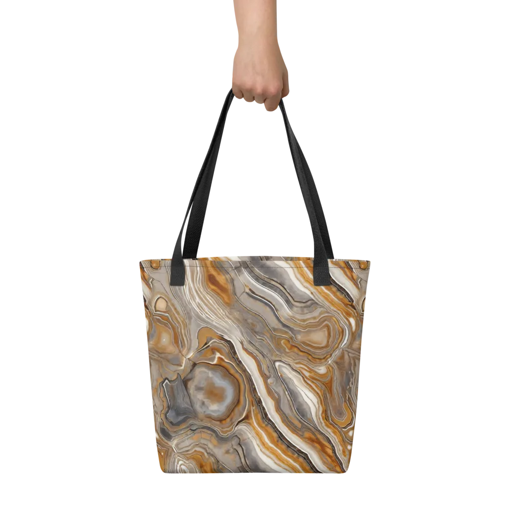 Amber Stratigraphy on Tote Bag — Front