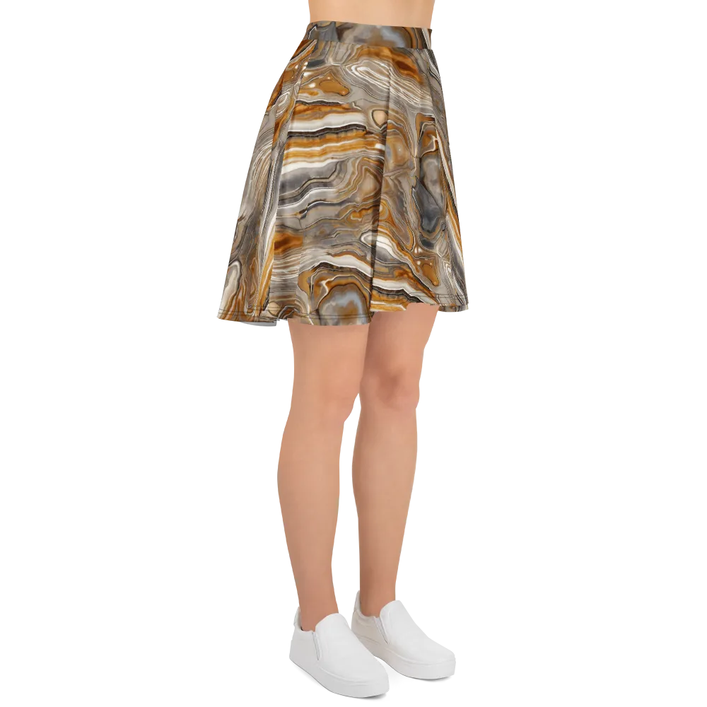 Amber Stratigraphy on Skater Skirt — Right