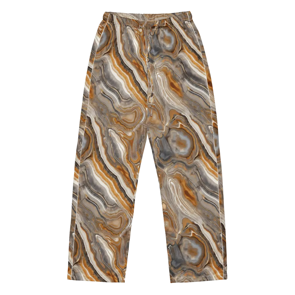 Amber Stratigraphy on Women's Pajama Pants — Front