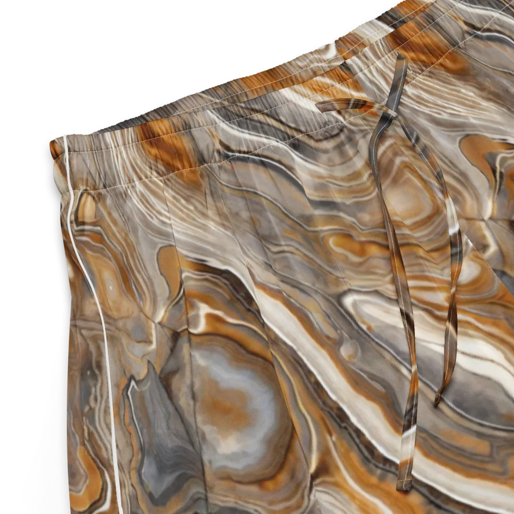 Amber Stratigraphy on Women's Pajama Shorts — Product details