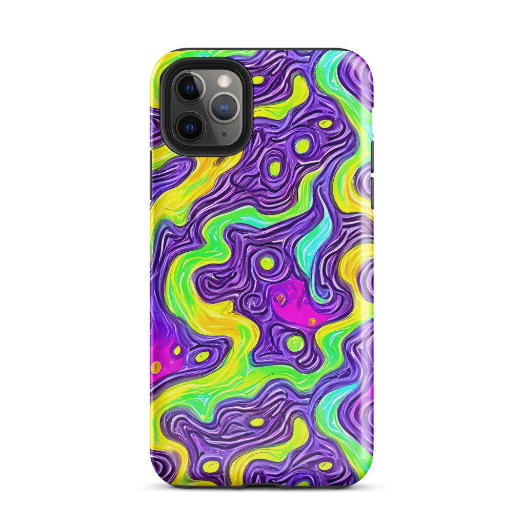 Psychedelic Pulse on Tough Case for iPhone® — Front