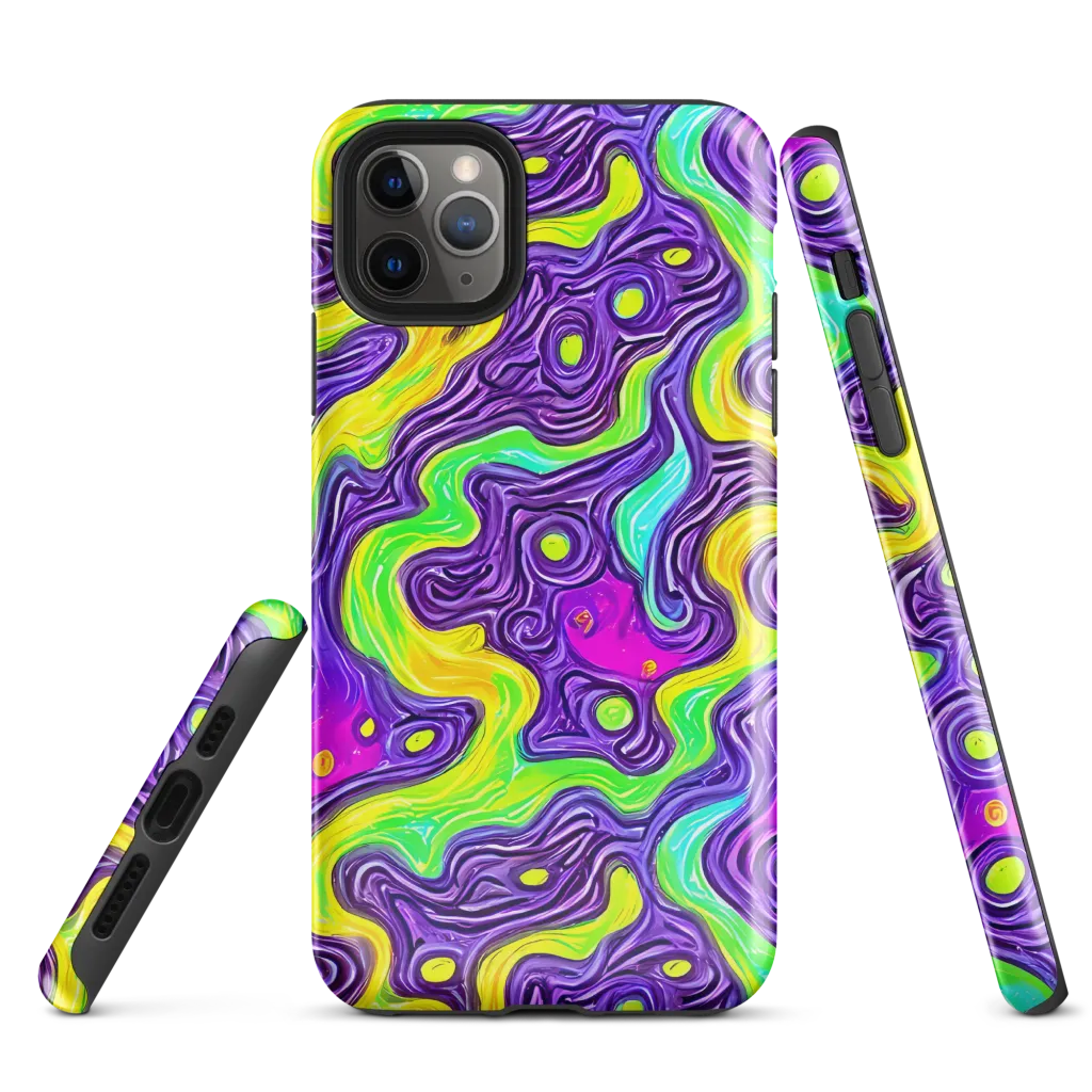 Psychedelic Pulse on Tough Case for iPhone® — Front