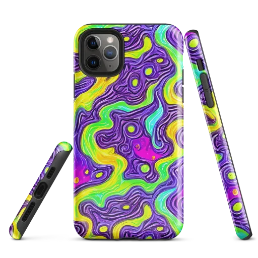 Psychedelic Pulse on a Tough Case for iPhone®