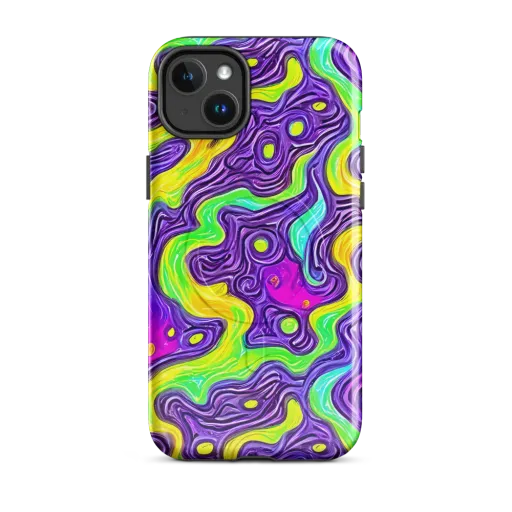 Psychedelic Pulse on a MagSafe Tough Case for iPhone®