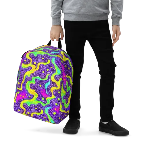 Psychedelic Pulse on a Minimalist Backpack
