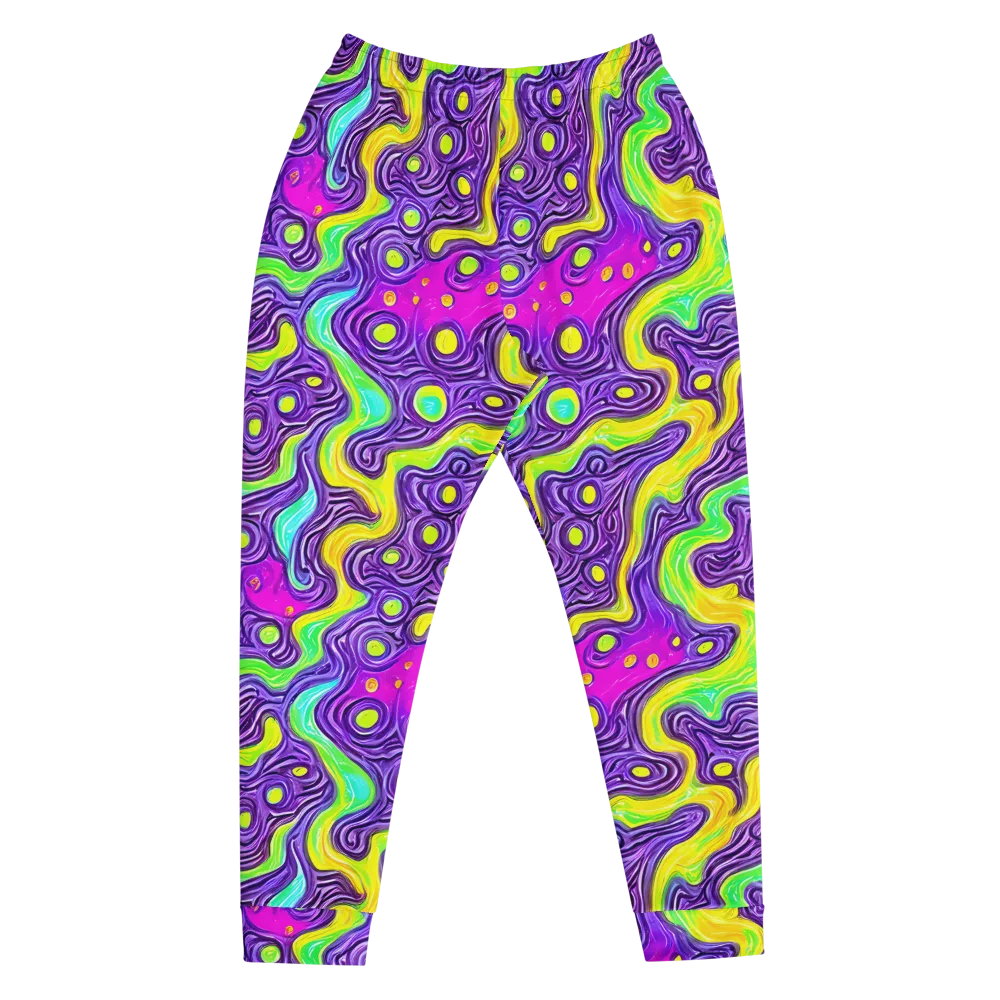 Psychedelic Pulse on Men's Joggers — Front