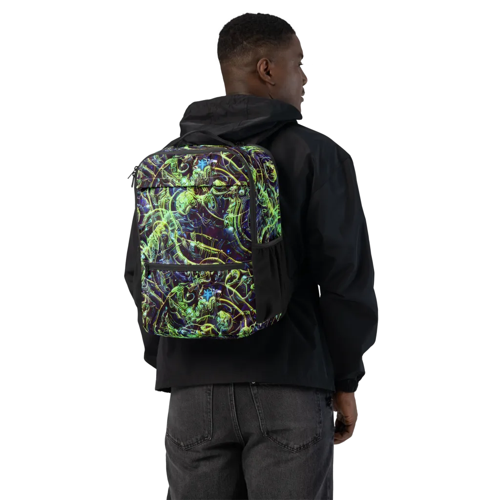 Electric Underbrush on Utility Backpack — Back