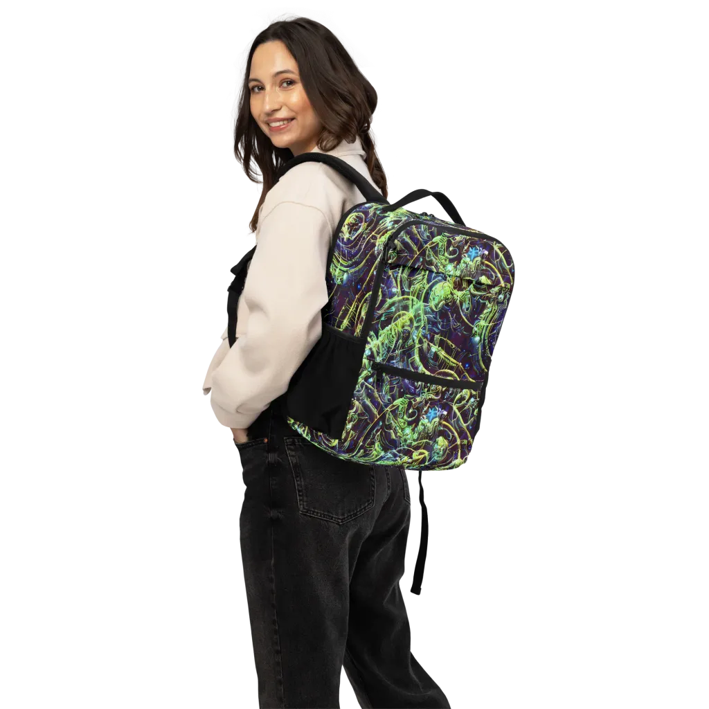 Electric Underbrush on Utility Backpack — Back