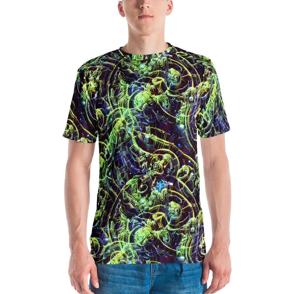 Electric Underbrush on Men's Crew Neck T-Shirt — Front