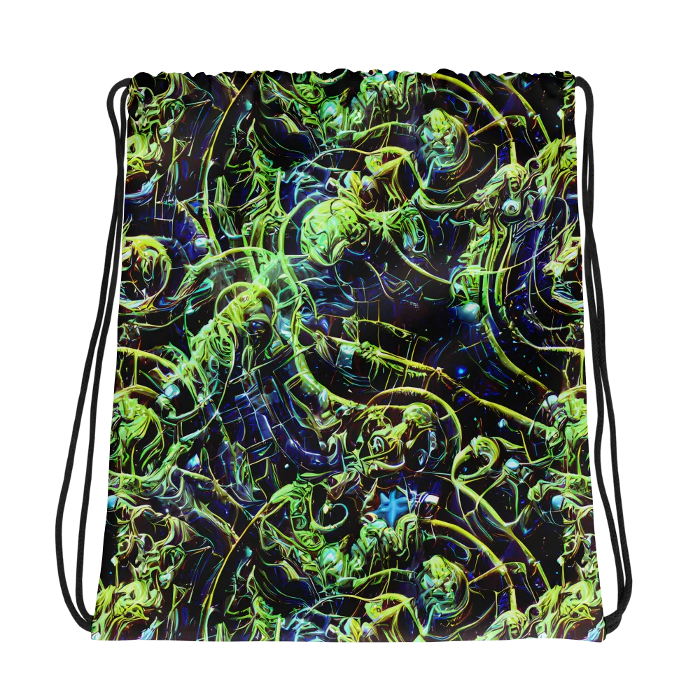Electric Underbrush on Drawstring Bag — Photo