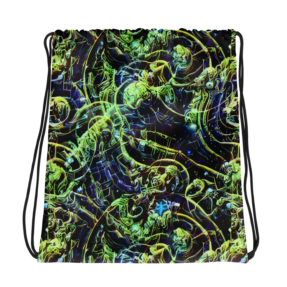 Electric Underbrush on Drawstring Bag — Photo