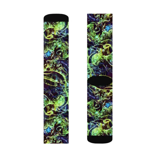 Electric Underbrush on a Socks