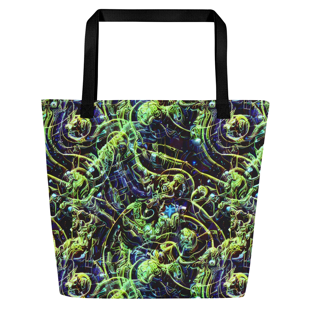 Electric Underbrush on Large Tote Bag W/ Pocket — Front