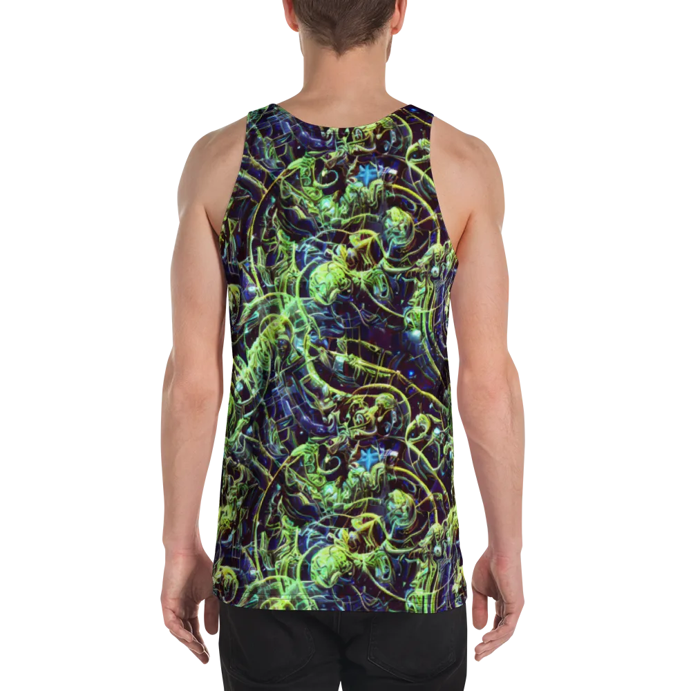 Electric Underbrush on Men's Tank Top — Back