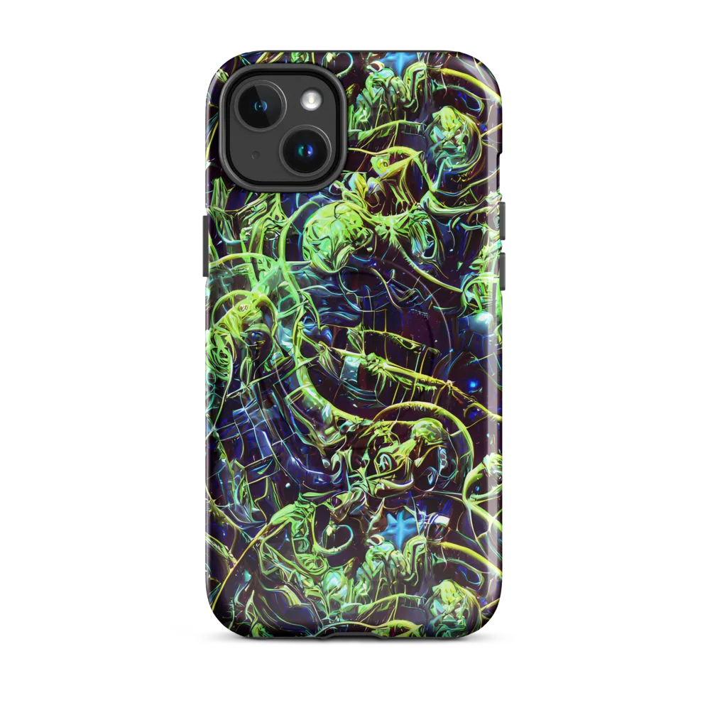 Electric Underbrush on MagSafe Tough Case for iPhone® — Front