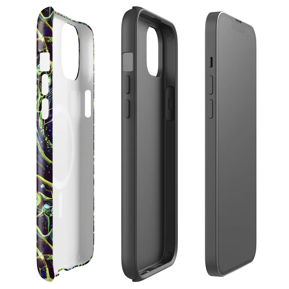 Electric Underbrush on MagSafe Tough Case for iPhone® — Front