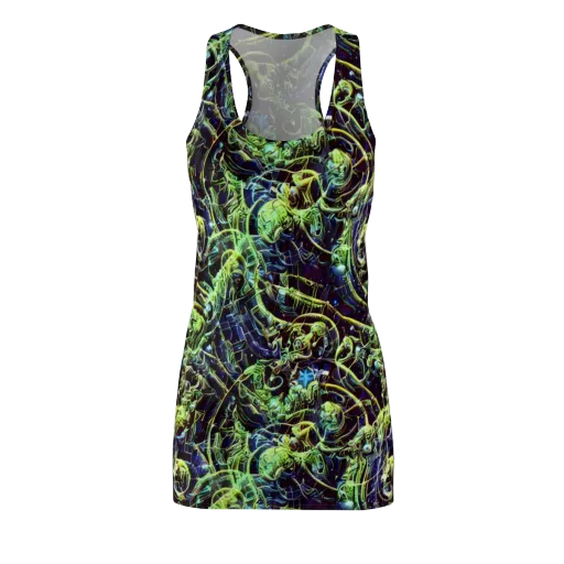 Electric Underbrush on a Racerback Dress