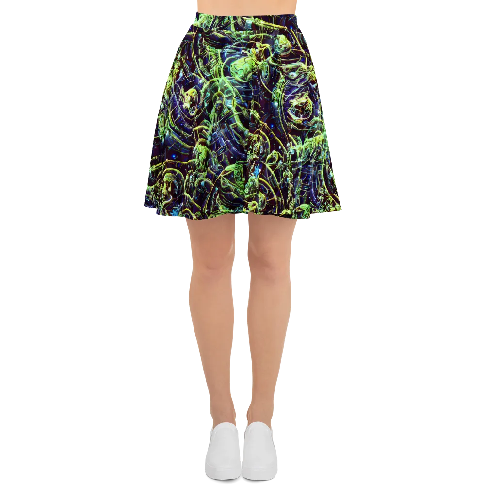 Electric Underbrush on Skater Skirt — Front