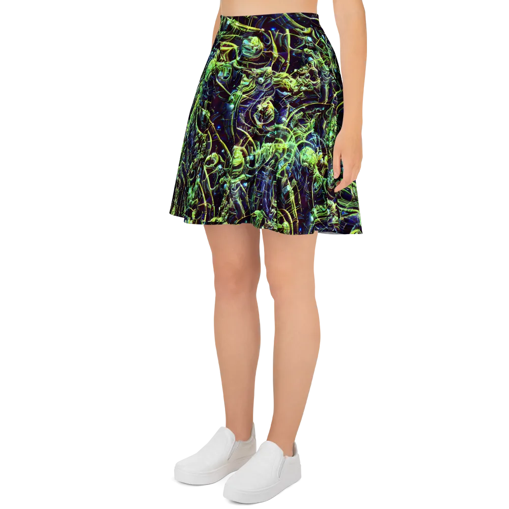 Electric Underbrush on Skater Skirt — Left