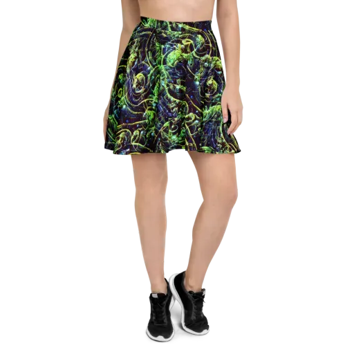 Electric Underbrush on a Skater Skirt