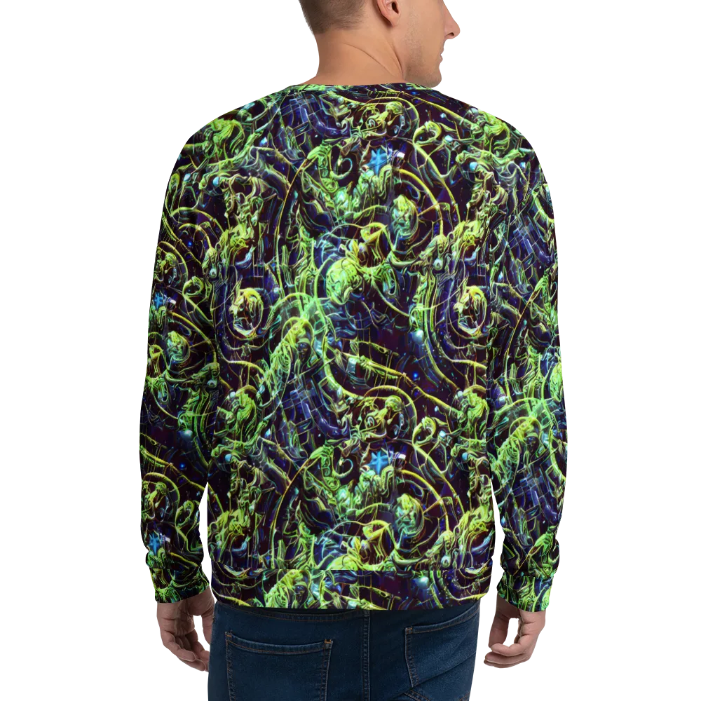 Electric Underbrush on Sweatshirt — Back