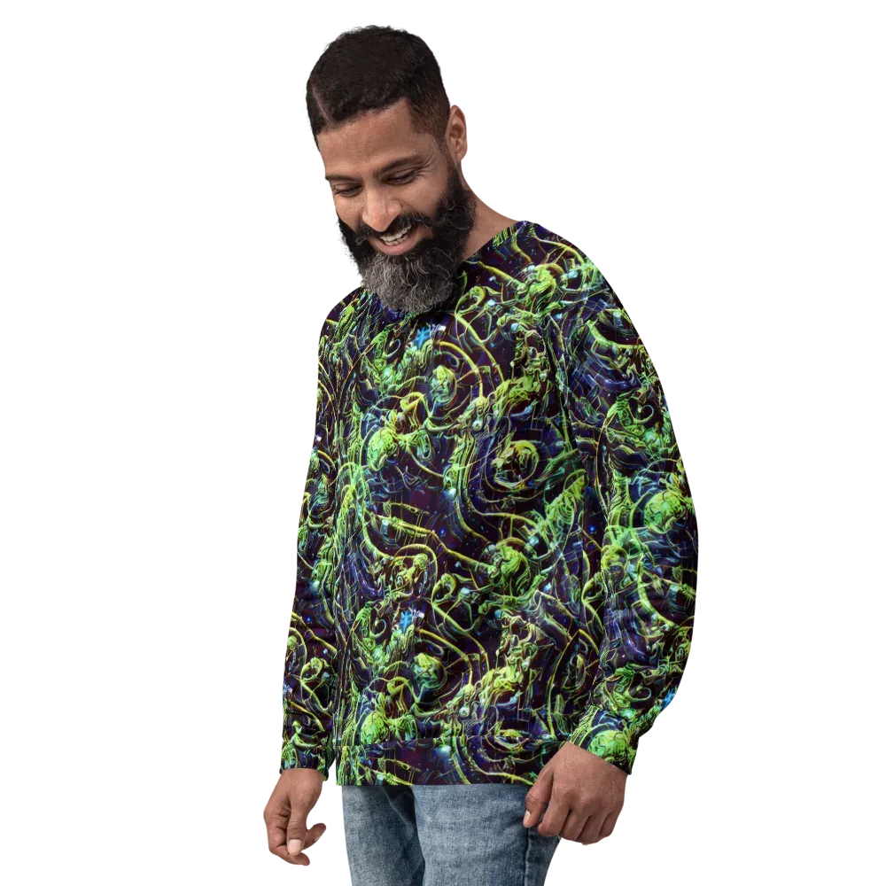 Electric Underbrush on Sweatshirt — Left Front