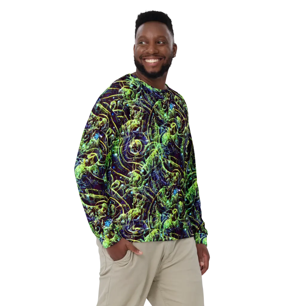 Electric Underbrush on Sweatshirt — Front