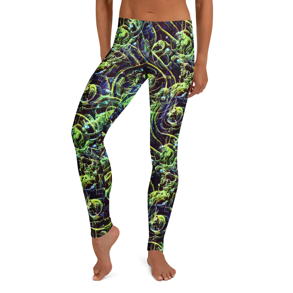 Electric Underbrush on Leggings — Front