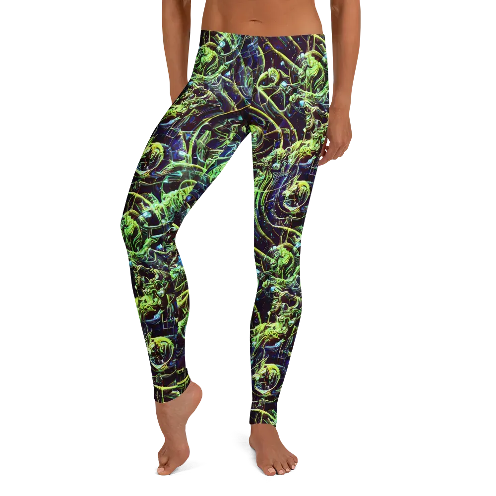 Electric Underbrush on Leggings — Front