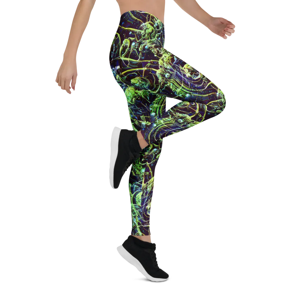 Electric Underbrush on Leggings — Right