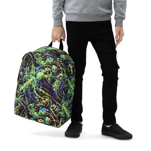 Electric Underbrush on a Minimalist Backpack