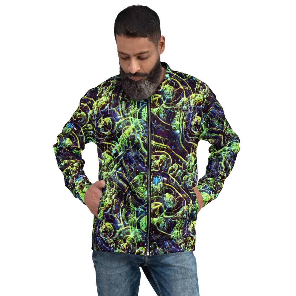 Electric Underbrush on Bomber Jacket — Front