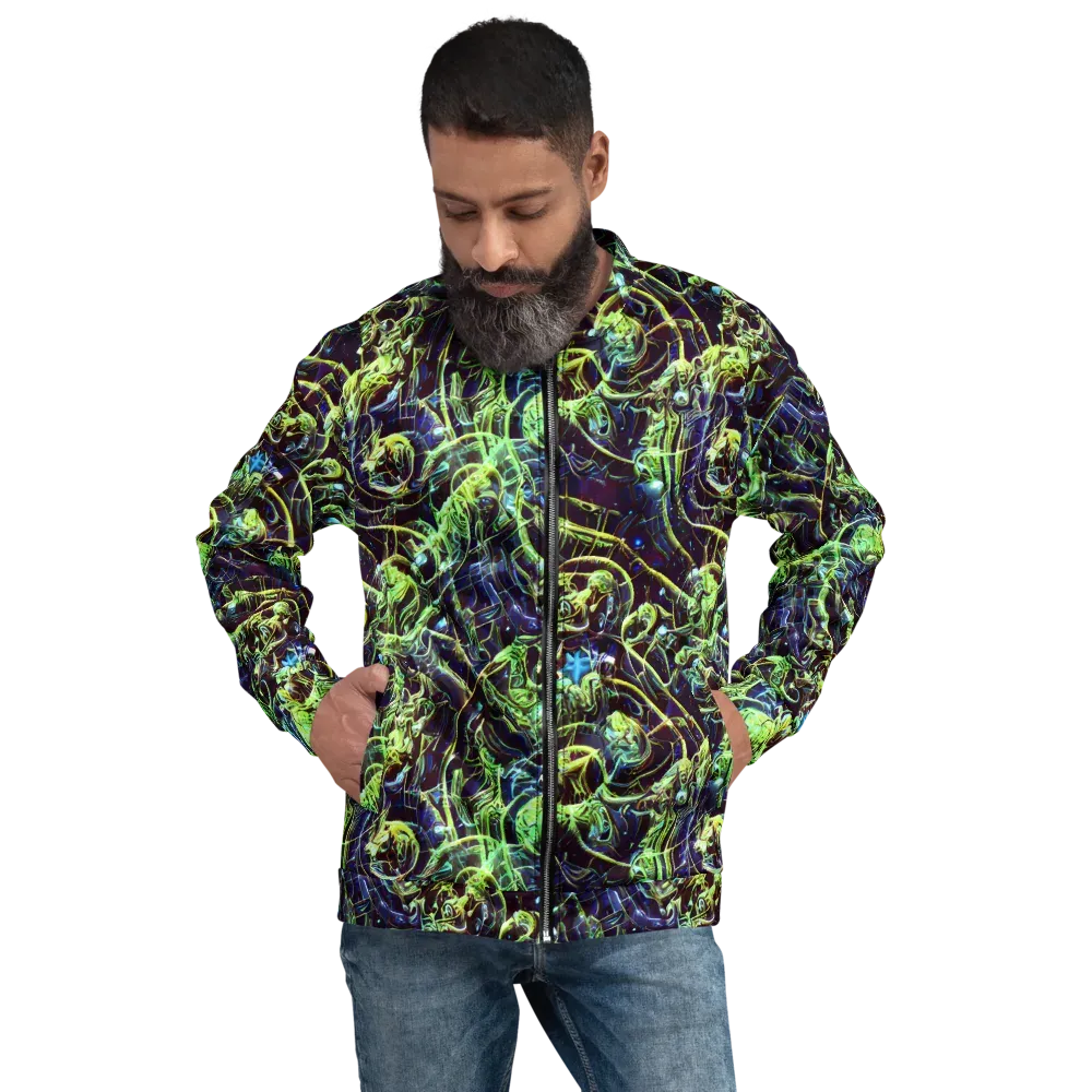 Electric Underbrush on Bomber Jacket — Front
