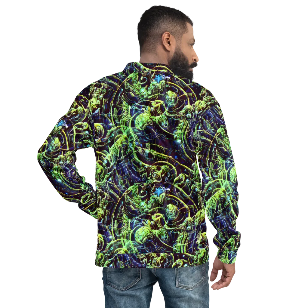 Electric Underbrush on Bomber Jacket — Back