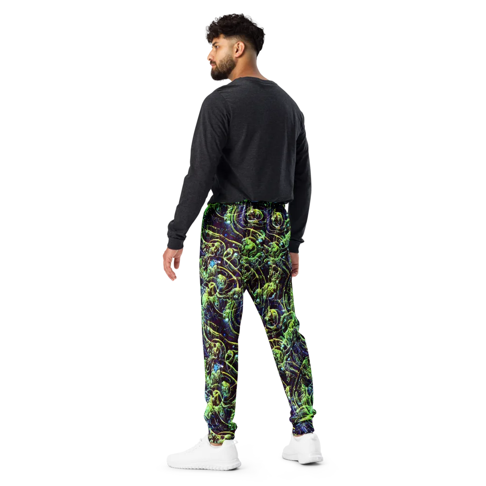 Electric Underbrush on Men's Joggers — Back