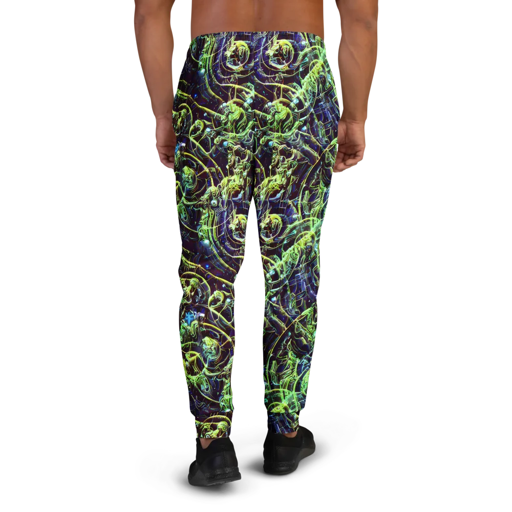 Electric Underbrush on Men's Joggers — Back