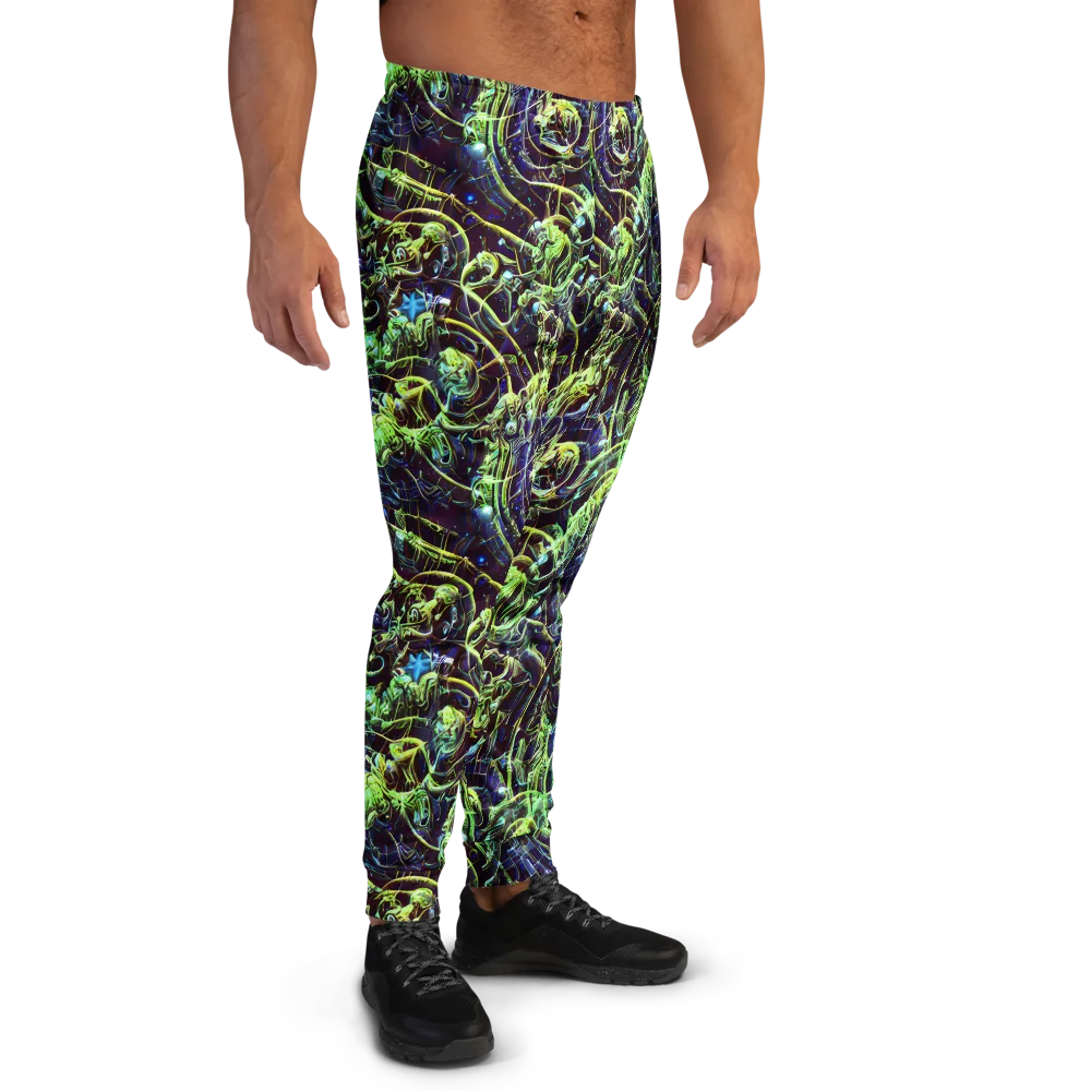 Electric Underbrush on Men's Joggers — Right