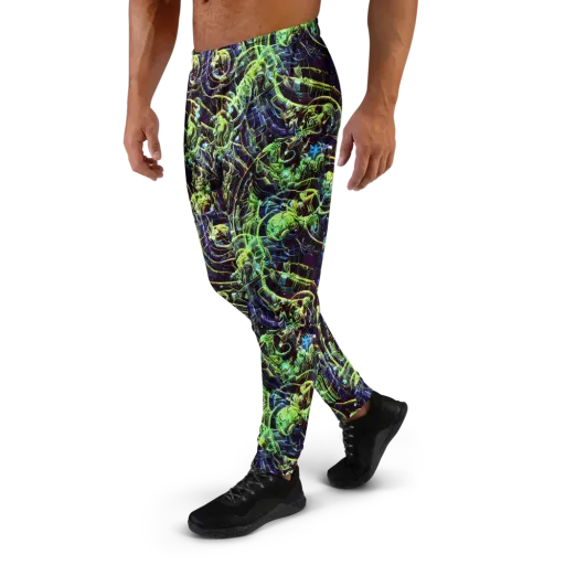 Electric Underbrush on a Men's Joggers