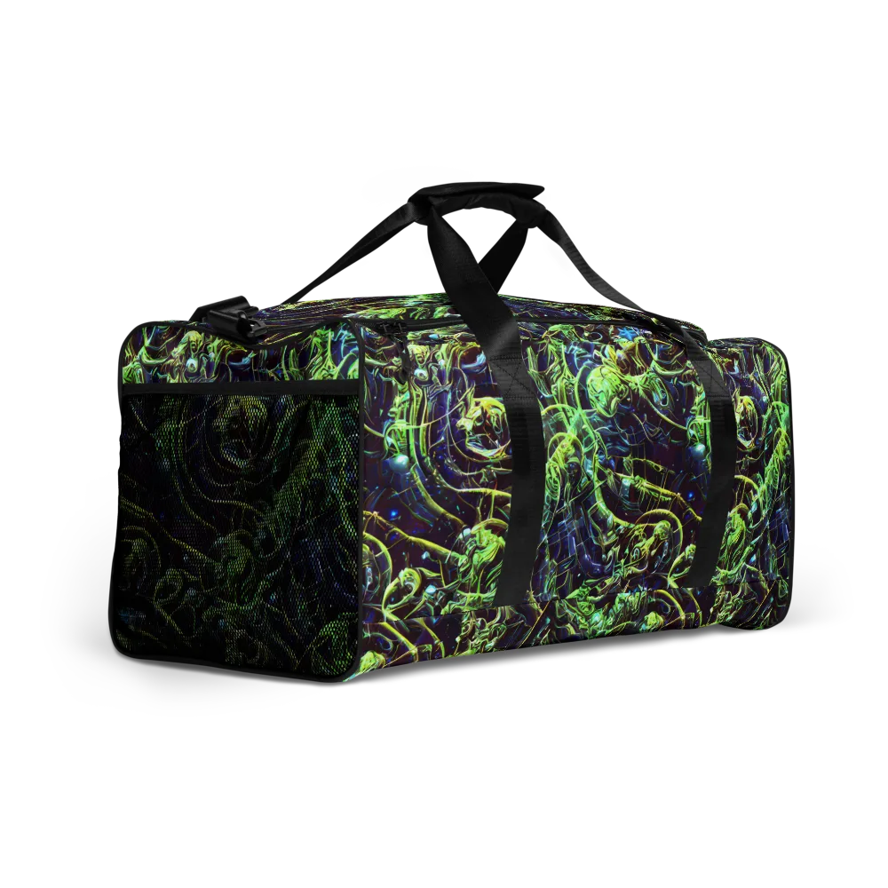 Electric Underbrush on Duffle Bag — Right Front