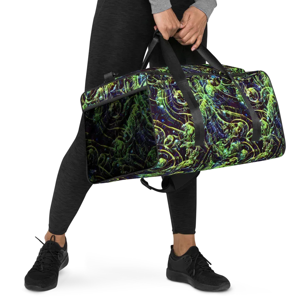 Electric Underbrush on Duffle Bag — Right Front