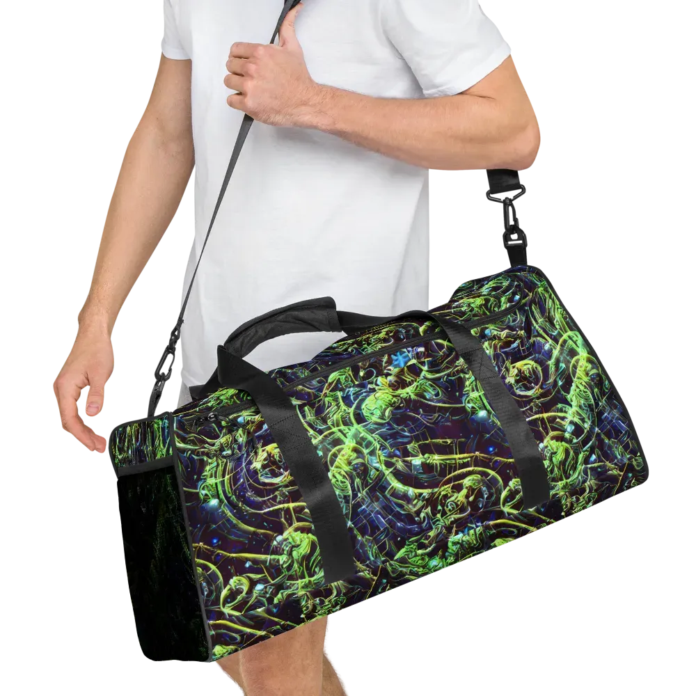 Electric Underbrush on Duffle Bag — Right Front