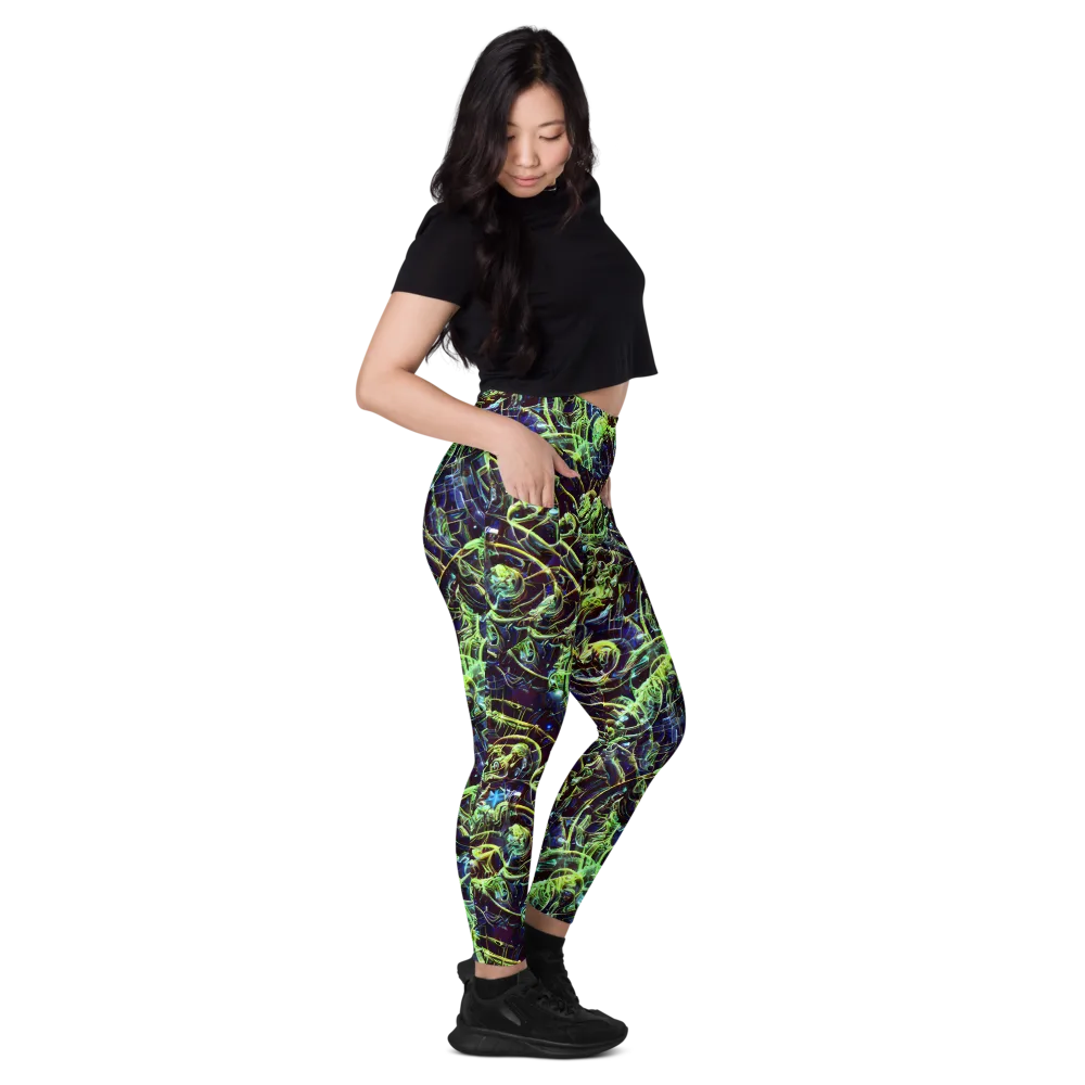 Electric Underbrush on Leggings with Pockets — Right