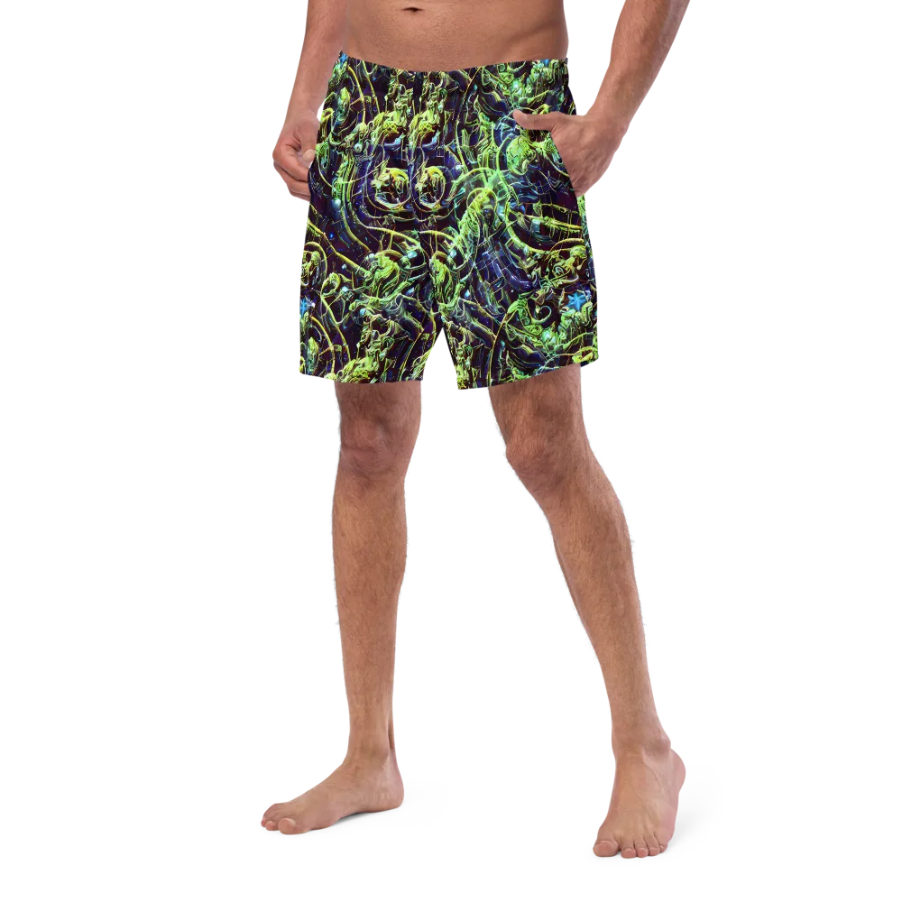 Electric Underbrush on Swim Trunks — Left Front