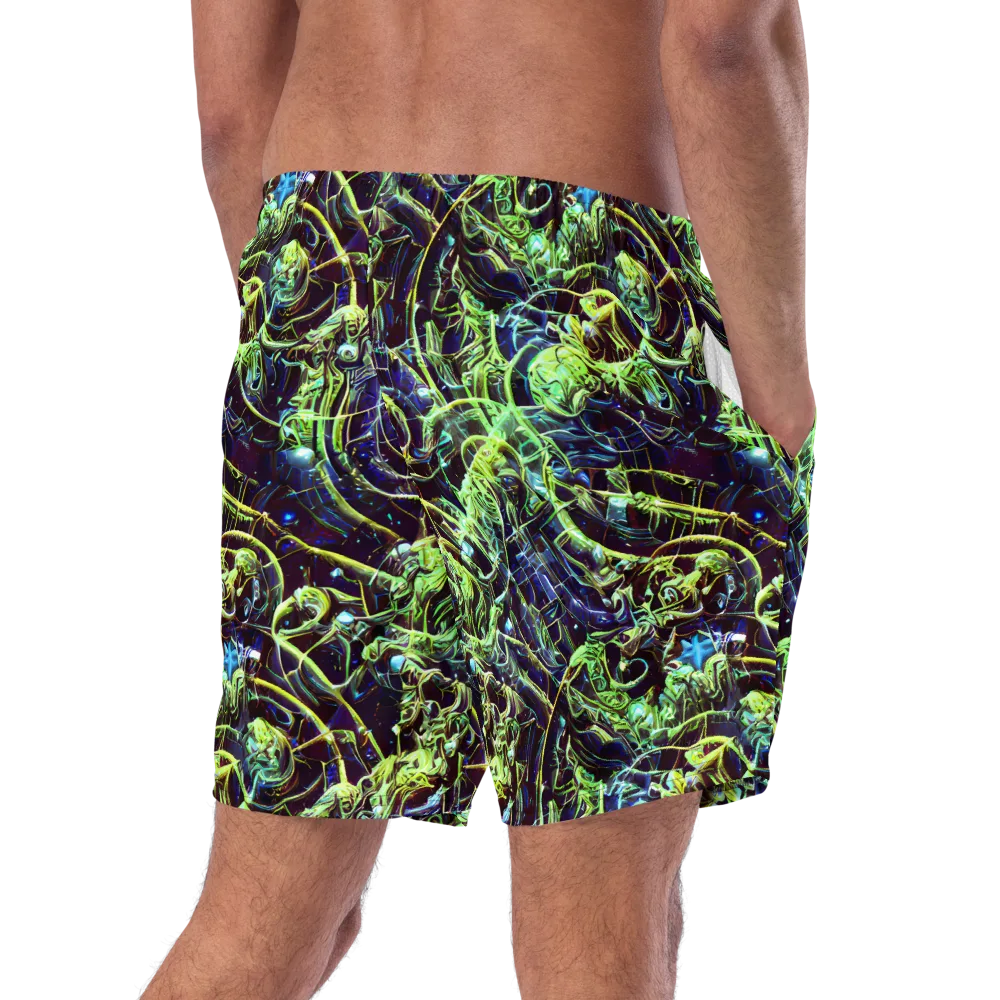 Electric Underbrush on Swim Trunks — Right Back