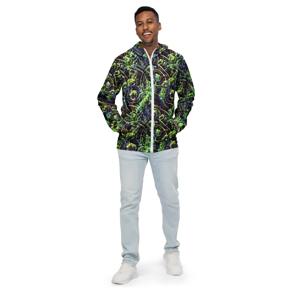 Electric Underbrush on Men's Windbreaker — Front