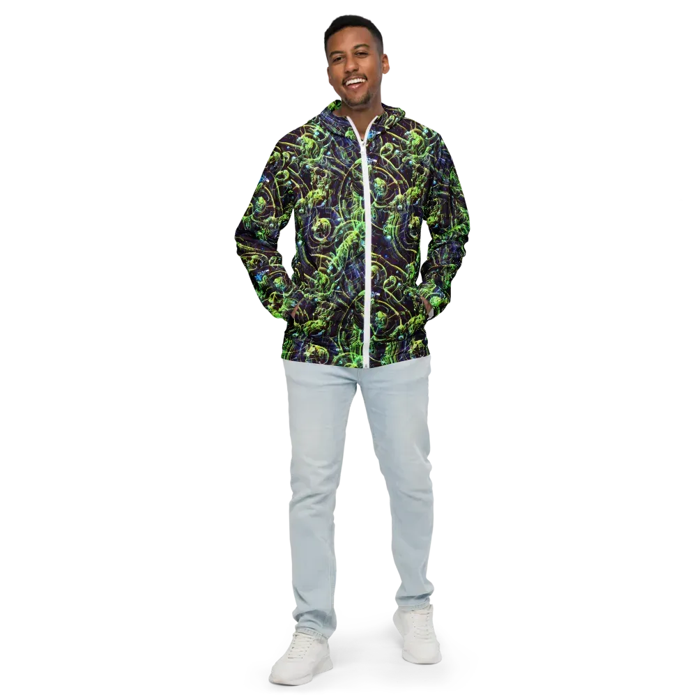 Electric Underbrush on Men's Windbreaker — Front