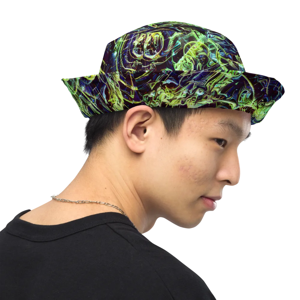 Electric Underbrush on Reversible Bucket Hat — Right Outside