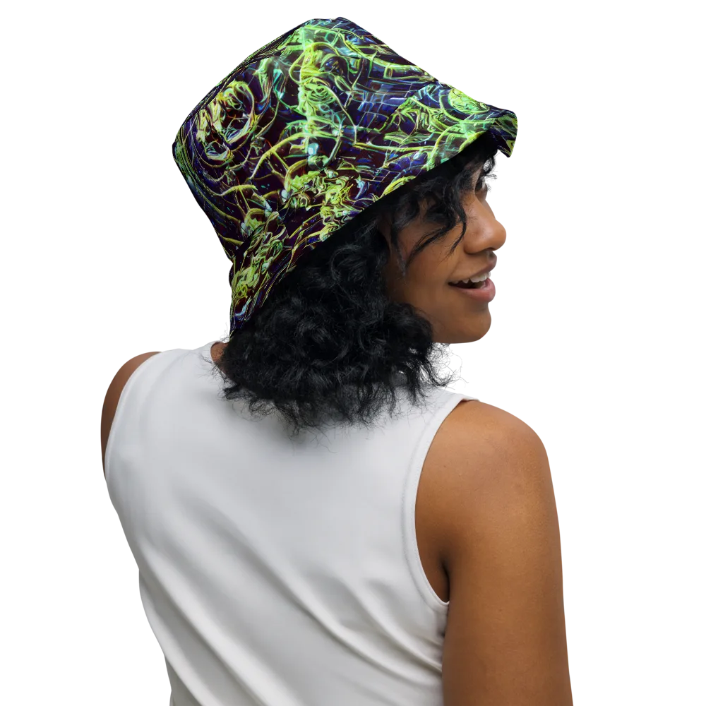 Electric Underbrush on Reversible Bucket Hat — Right Outside